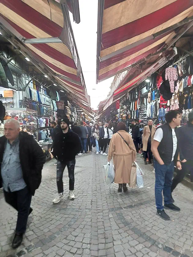 The market streets around the Grand Bazaar