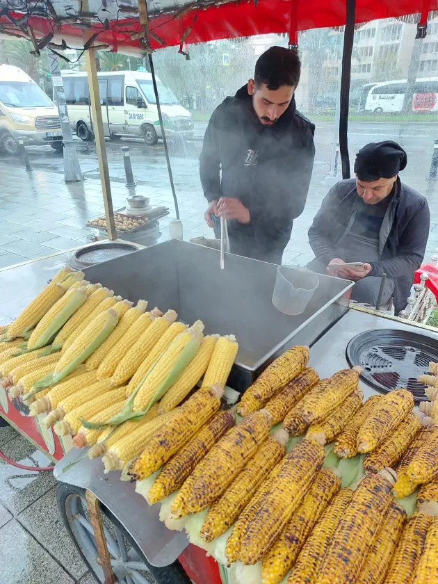 Corn, boiled or grilled