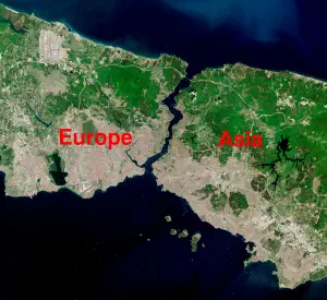 Istanbul from Satellite